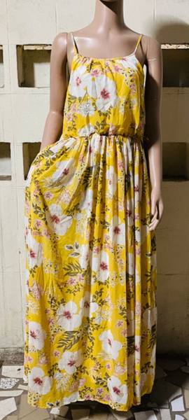 Robe Longue Fleurie Été Femme