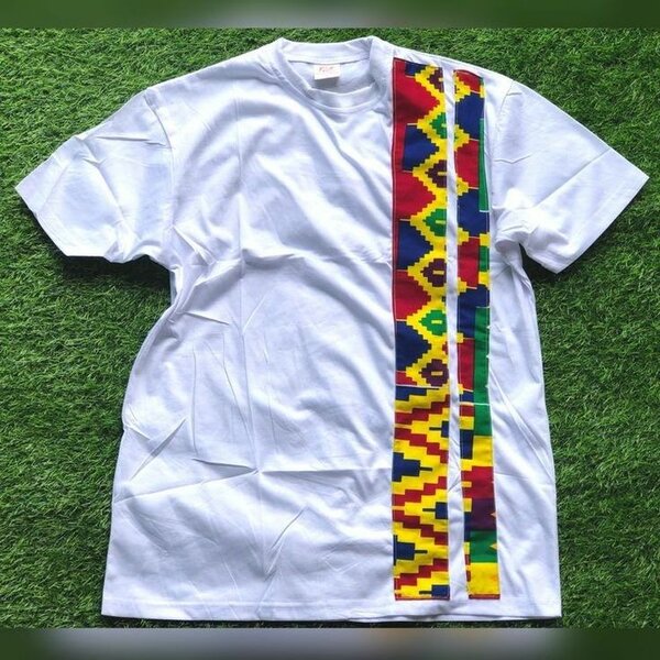 T-shirt with kente design