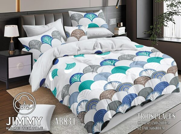 Joli drap Design Trois Places