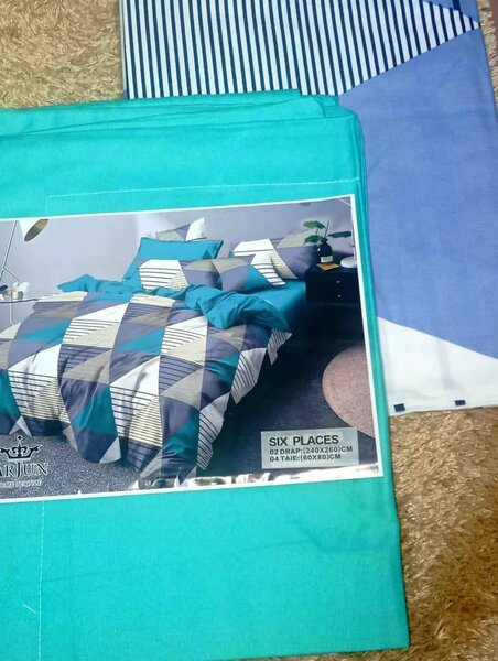 Parure de lit géométrique