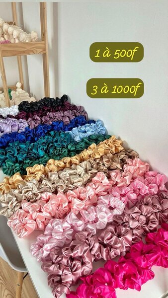 Chouchous Satin Colorés