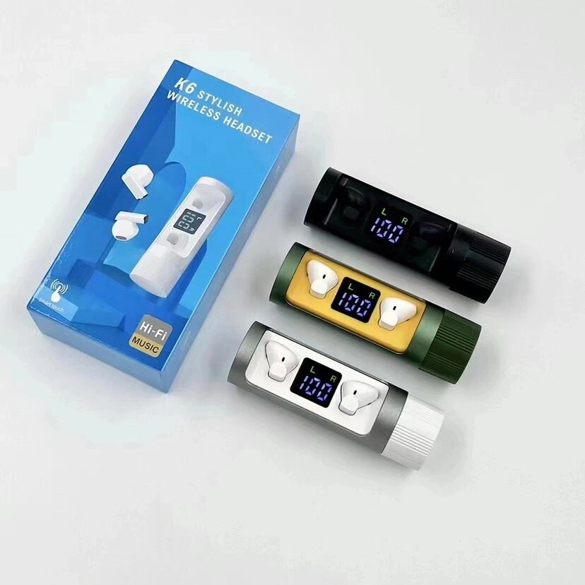 K6 Stylish wireless headset