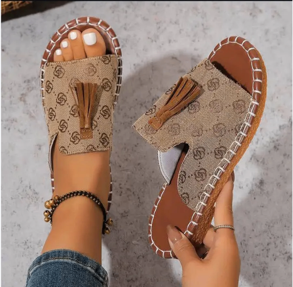 Sandales à pampilles bohèmes