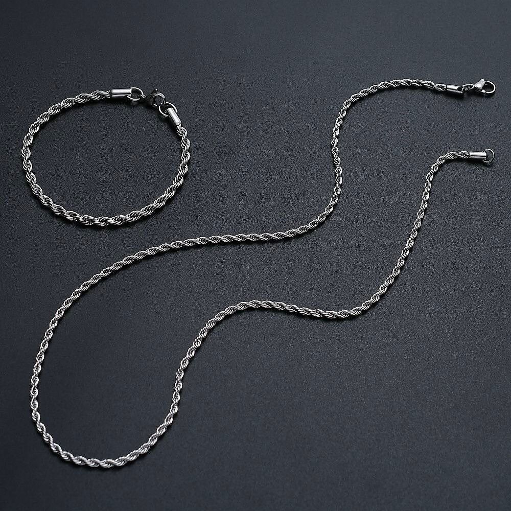 Bracelet chaîne en argent élégant