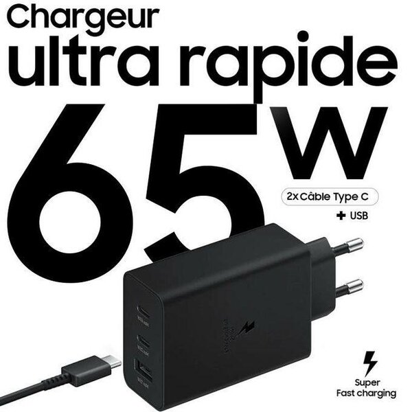 Chargeur Ultra Rapide 65W