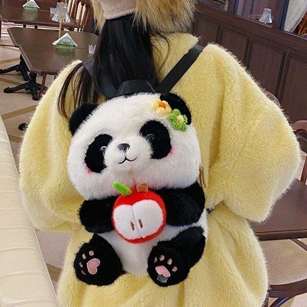 Sac à dos peluche panda adorable