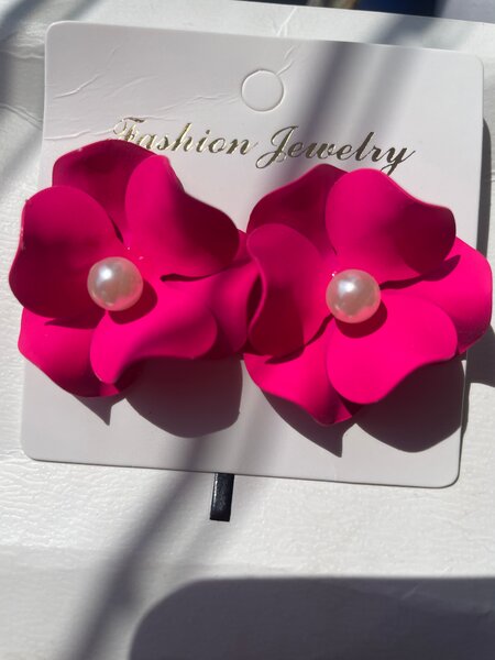 Boucles d'oreilles fleurs élégantes