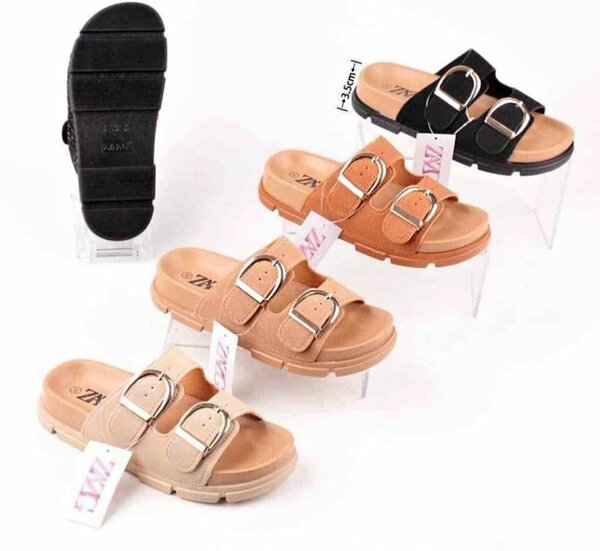 Sandales confortables boucles