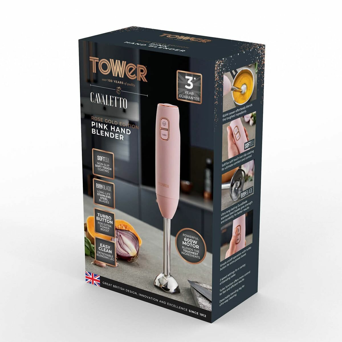 Tower hand blender