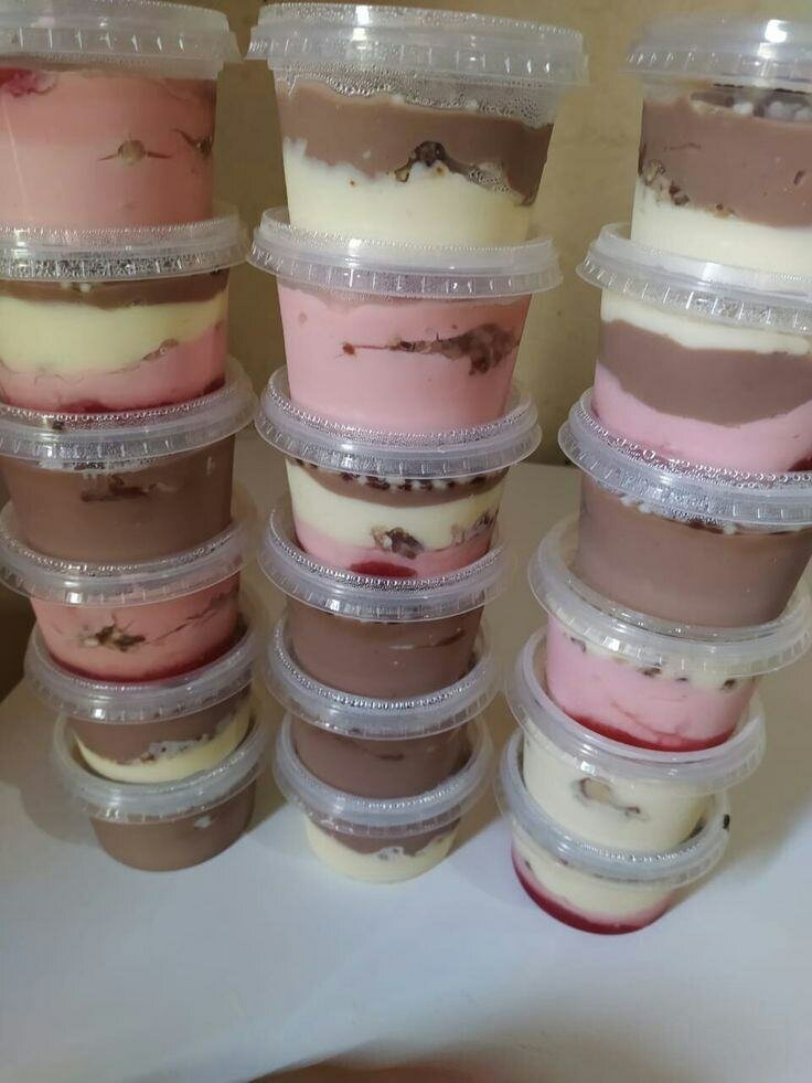 Petit pot de gâteau à la crème