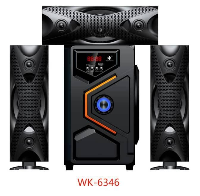 Wk Mini Chaine 3 Baffes 1 Woofer 3.1  - USB - Blue