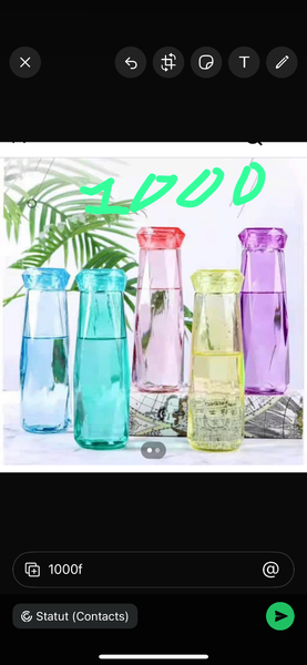 Verre Colorée 1000ml