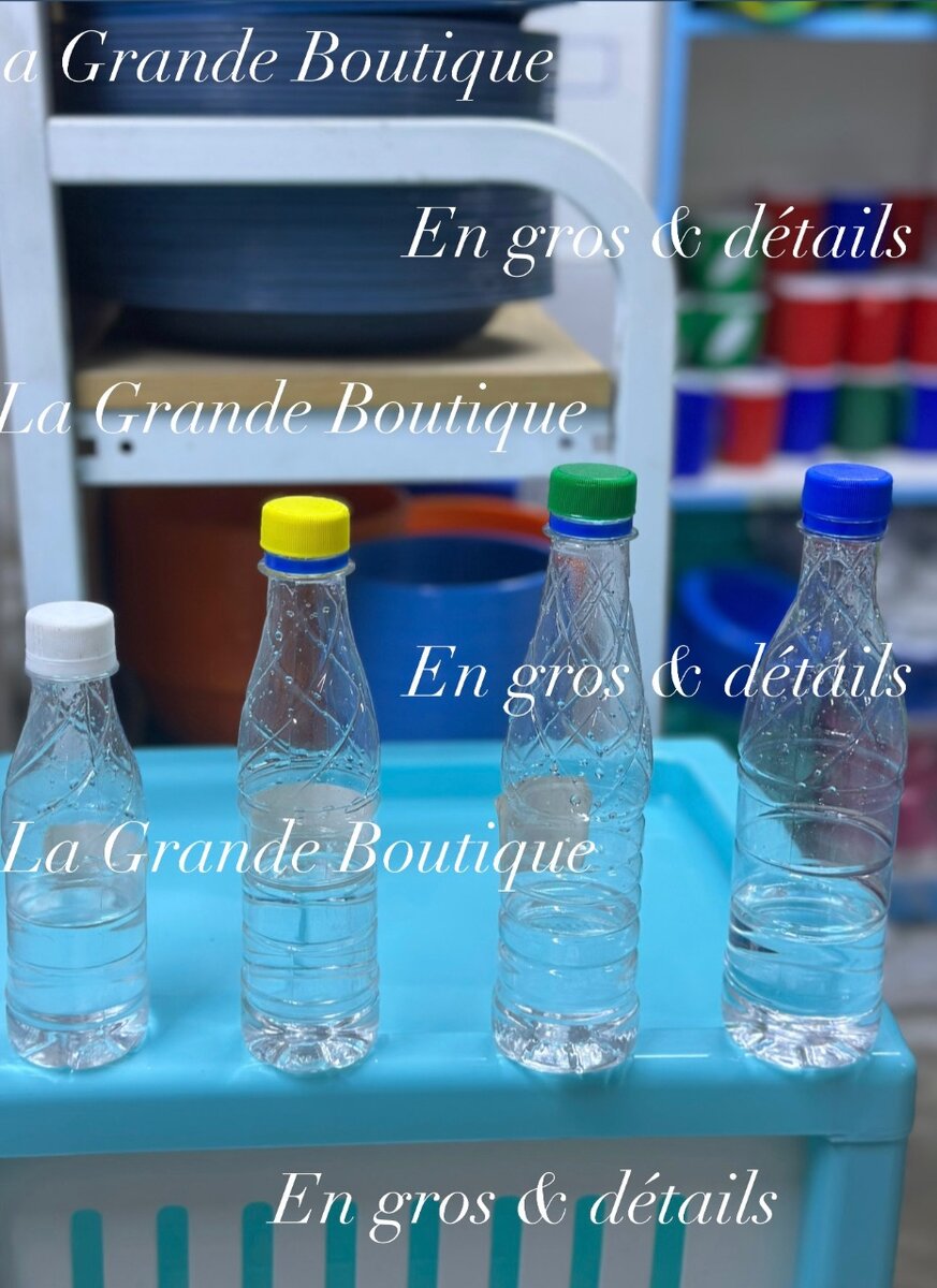 Bouteille en plastique de  jus