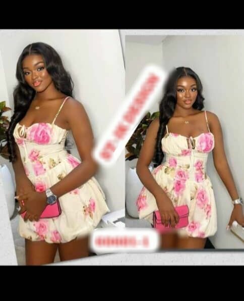 Robe fleurie élégante femme