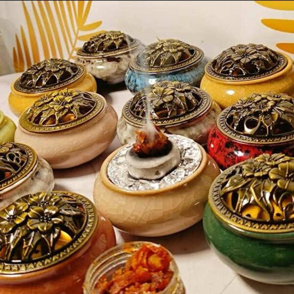 Brûleur d'encens en céramique