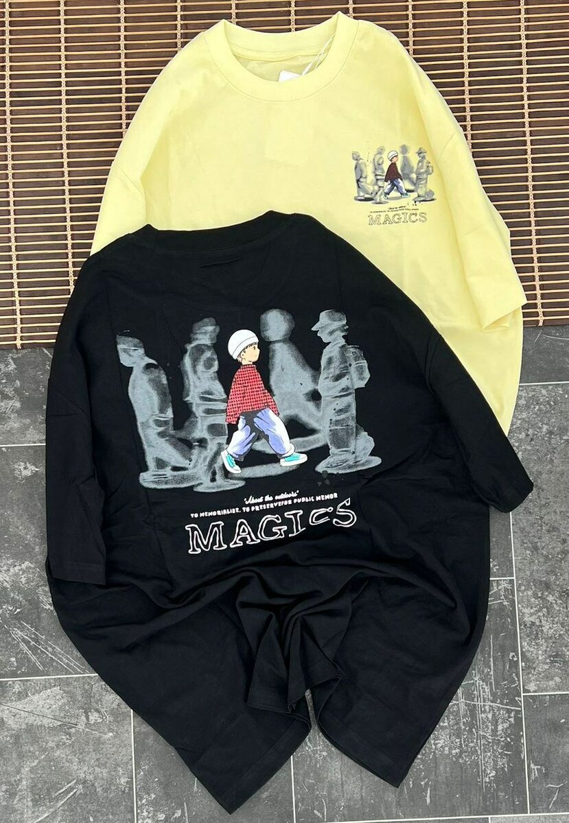 T-shirts graphiques unisexes tendance