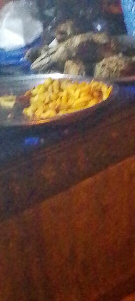 Frites au poulet aloco poisson