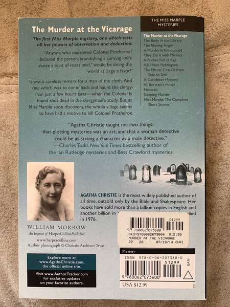 The Murder At The Vicarage / Agatha Christie