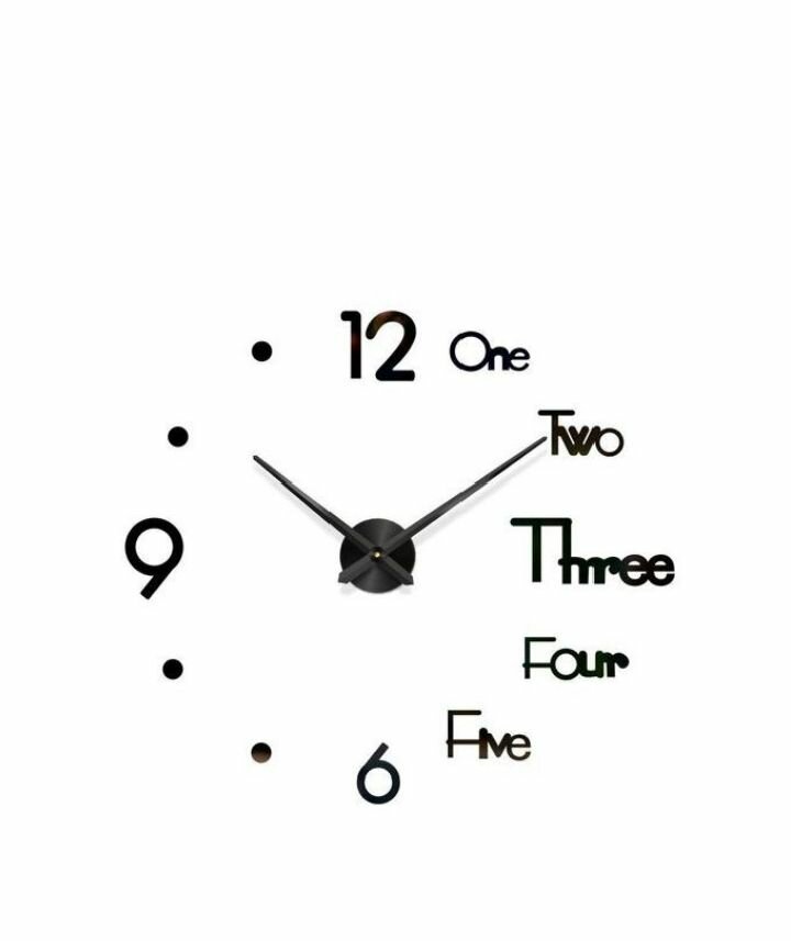 Horloge Murale Bricolage 3D - 40 cm