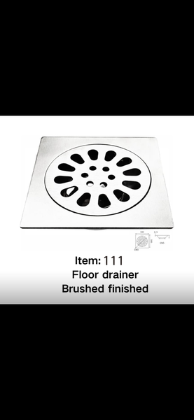 Grille de sol en acier inoxydable