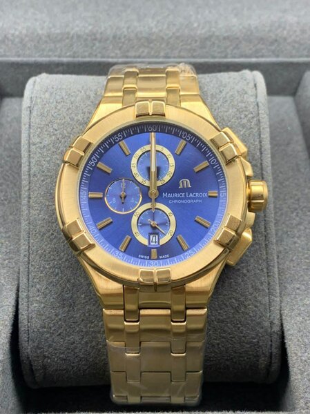 Montre Chronographe Dorée Homme