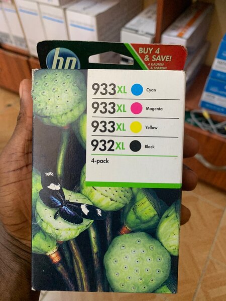 HP 932xl black and 933xl color