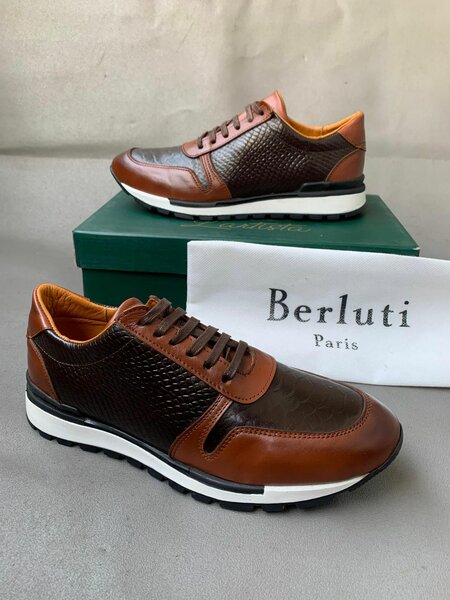 Sneakers en cuir Berluti élégants