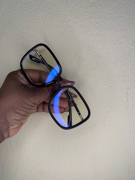 Black Round square frame