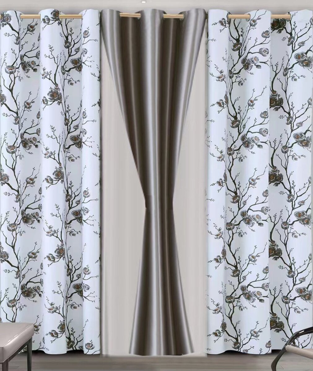 3 In 1 Window Curtains