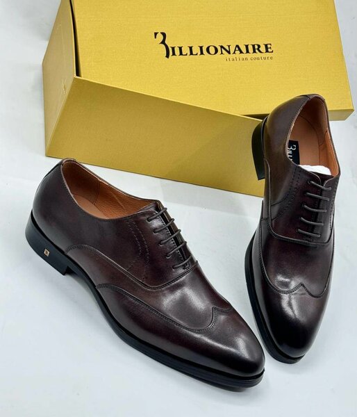 Solid Leather Executive Shoes