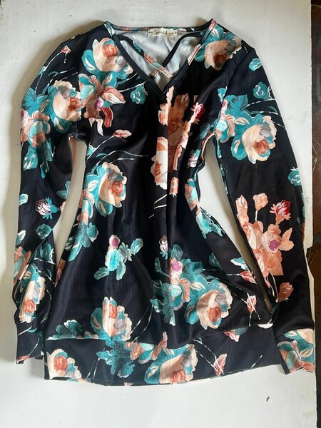 Floral V-Neck Dress
