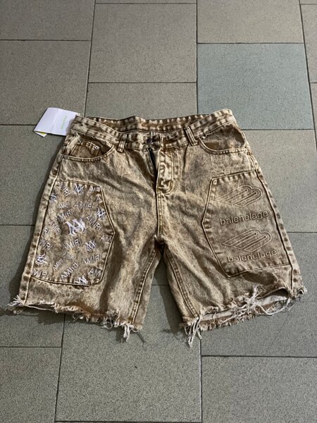 Shorts en jean imprimé tendance