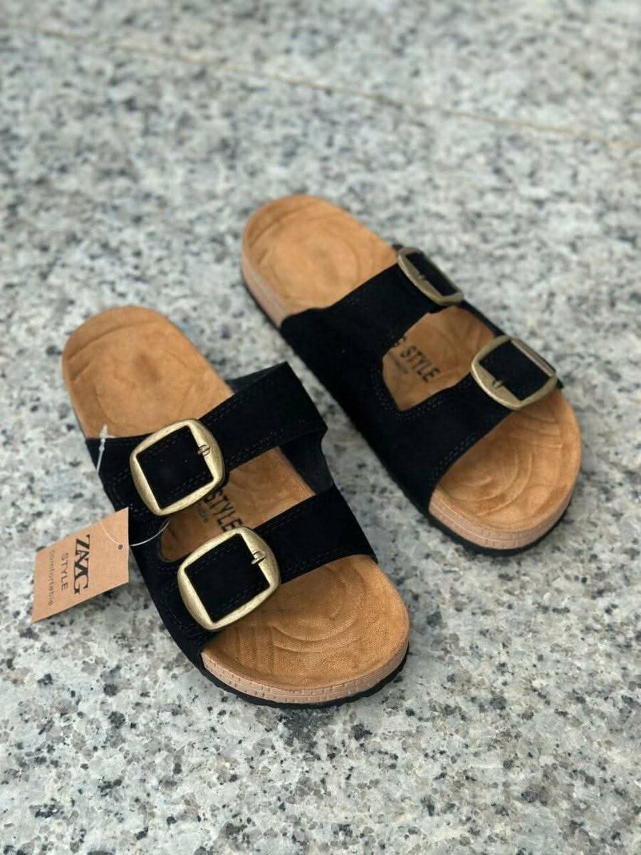 Sandales confortables en cuir