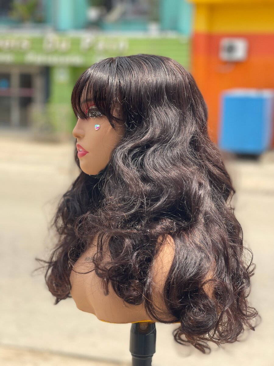 Loose bouncy en frange