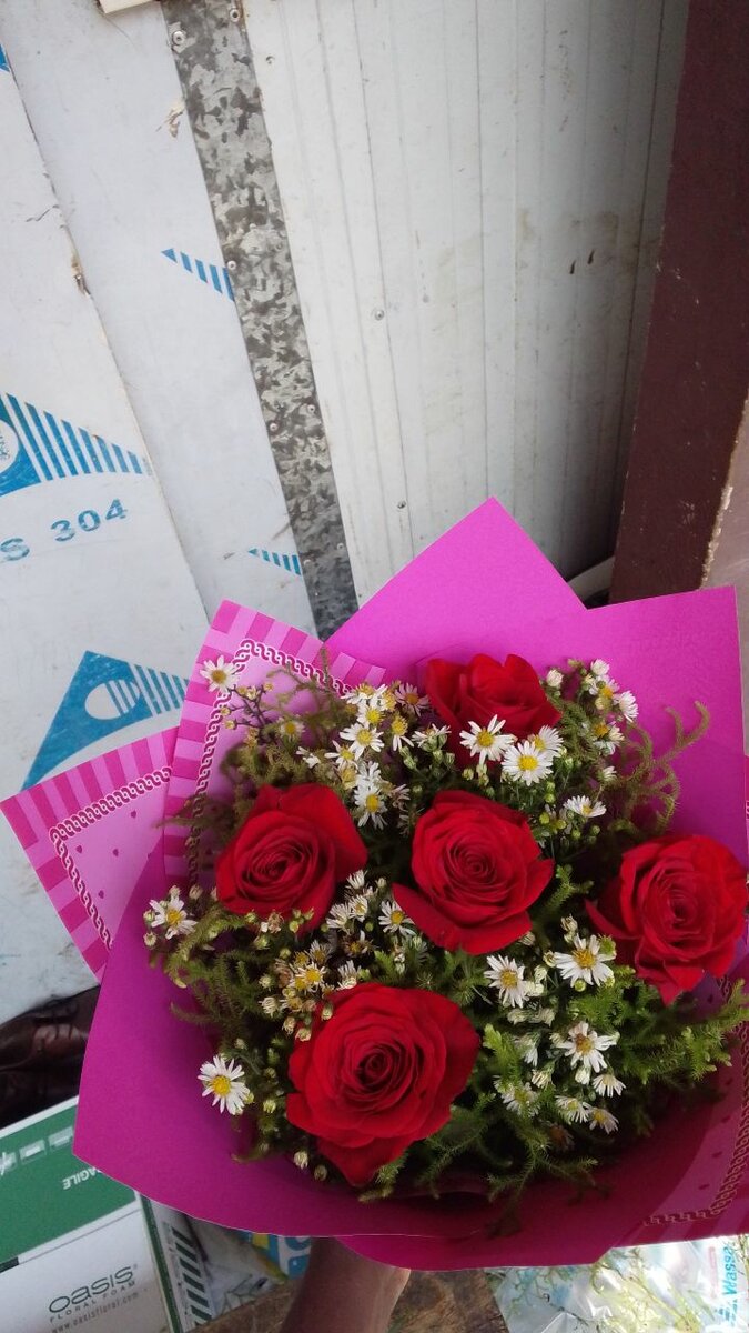 Bouquet de roses rouges élégantes