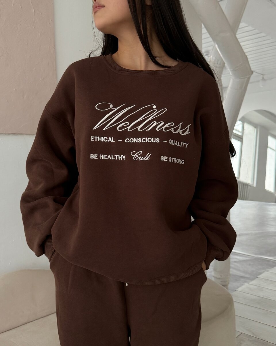 Женский флисовый спортивный костюм