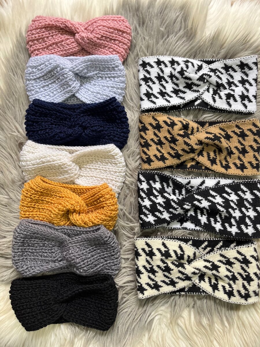 Bandeaux pour cheveux en laine