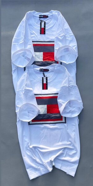 T-shirt blanc graphique homme