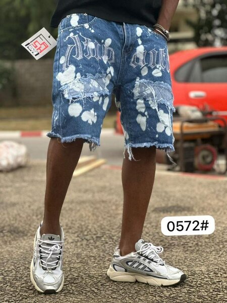 Short en denim décontracté