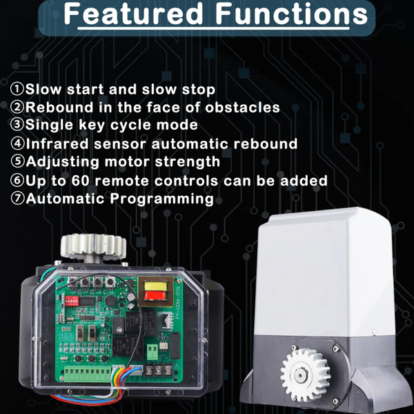 Motoréducteur coulissant Wi-Fi