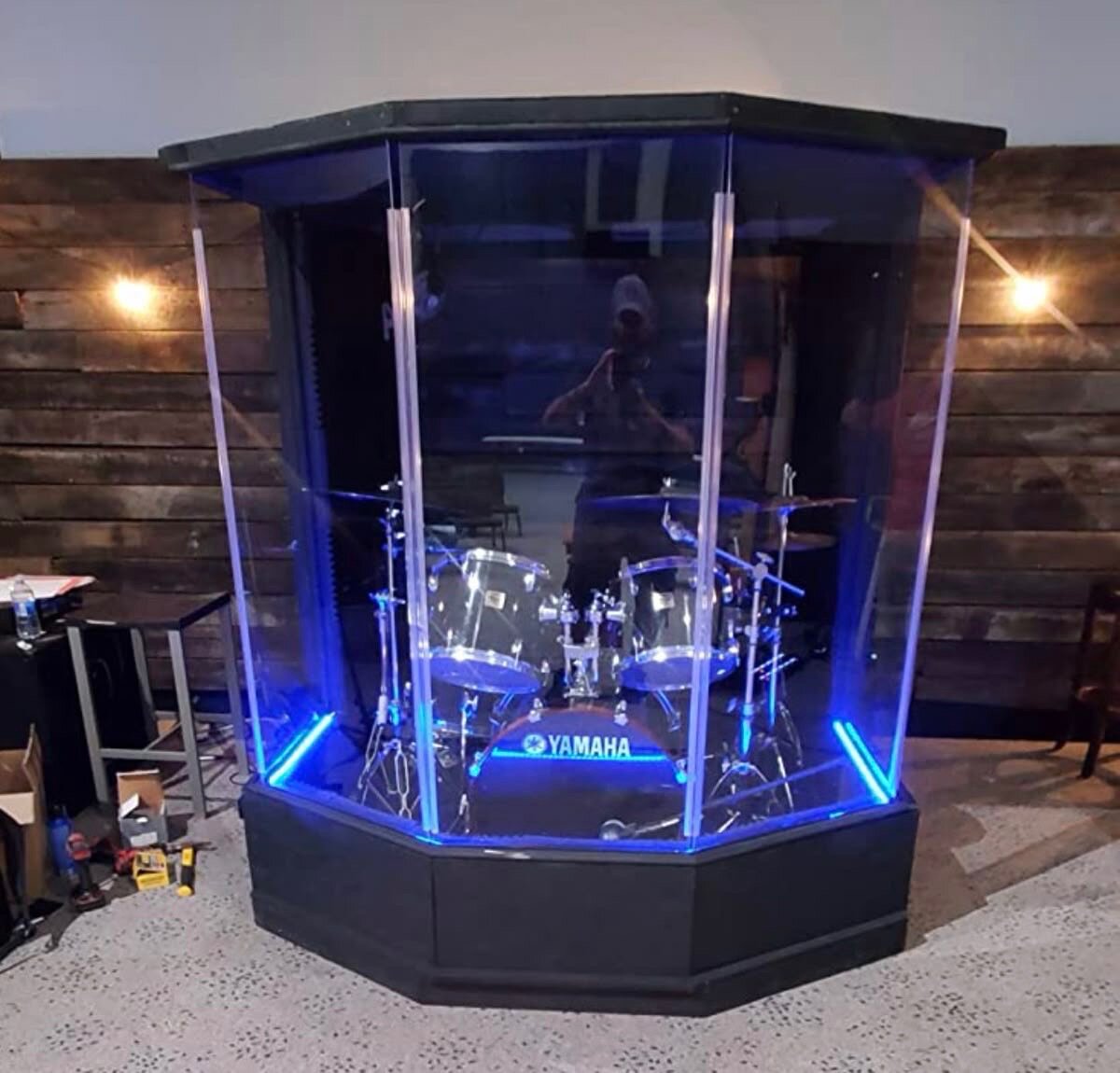 Sound proof drum cage/ shield