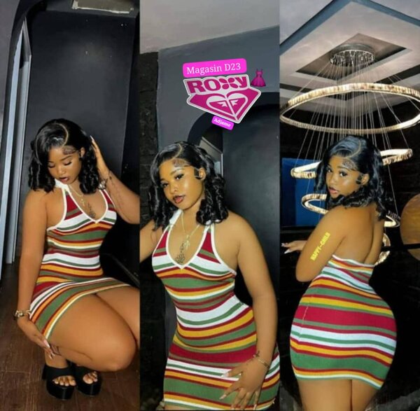 Robe Multicolore Sexy