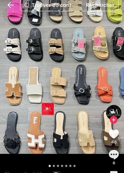 Sandales confortables femmes