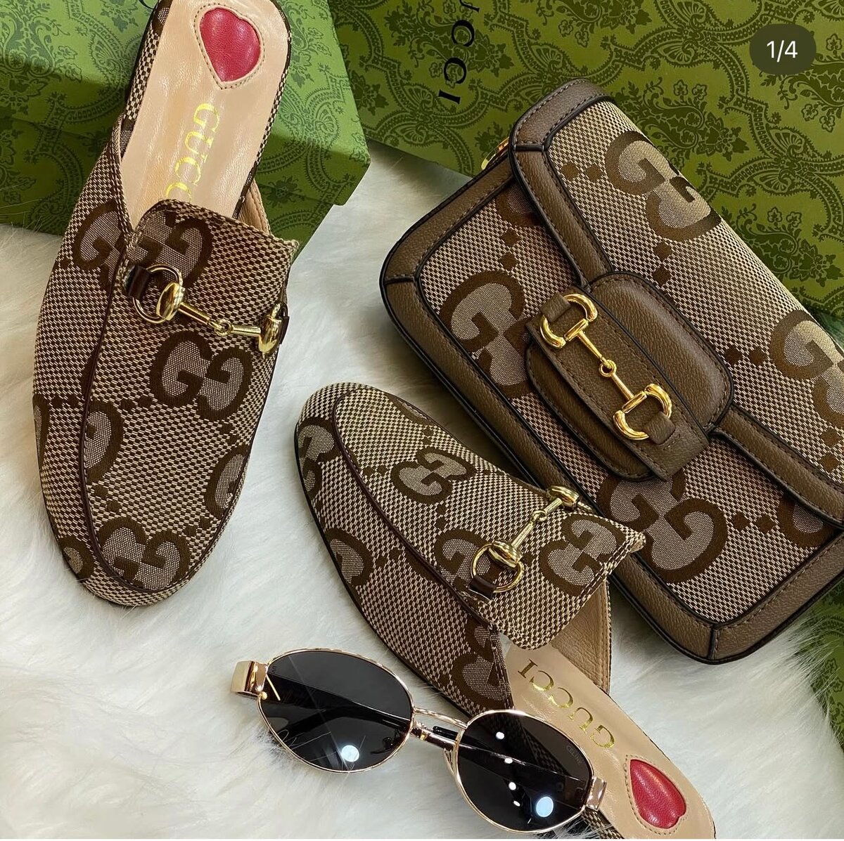 Sac et Mules Élégants Femme