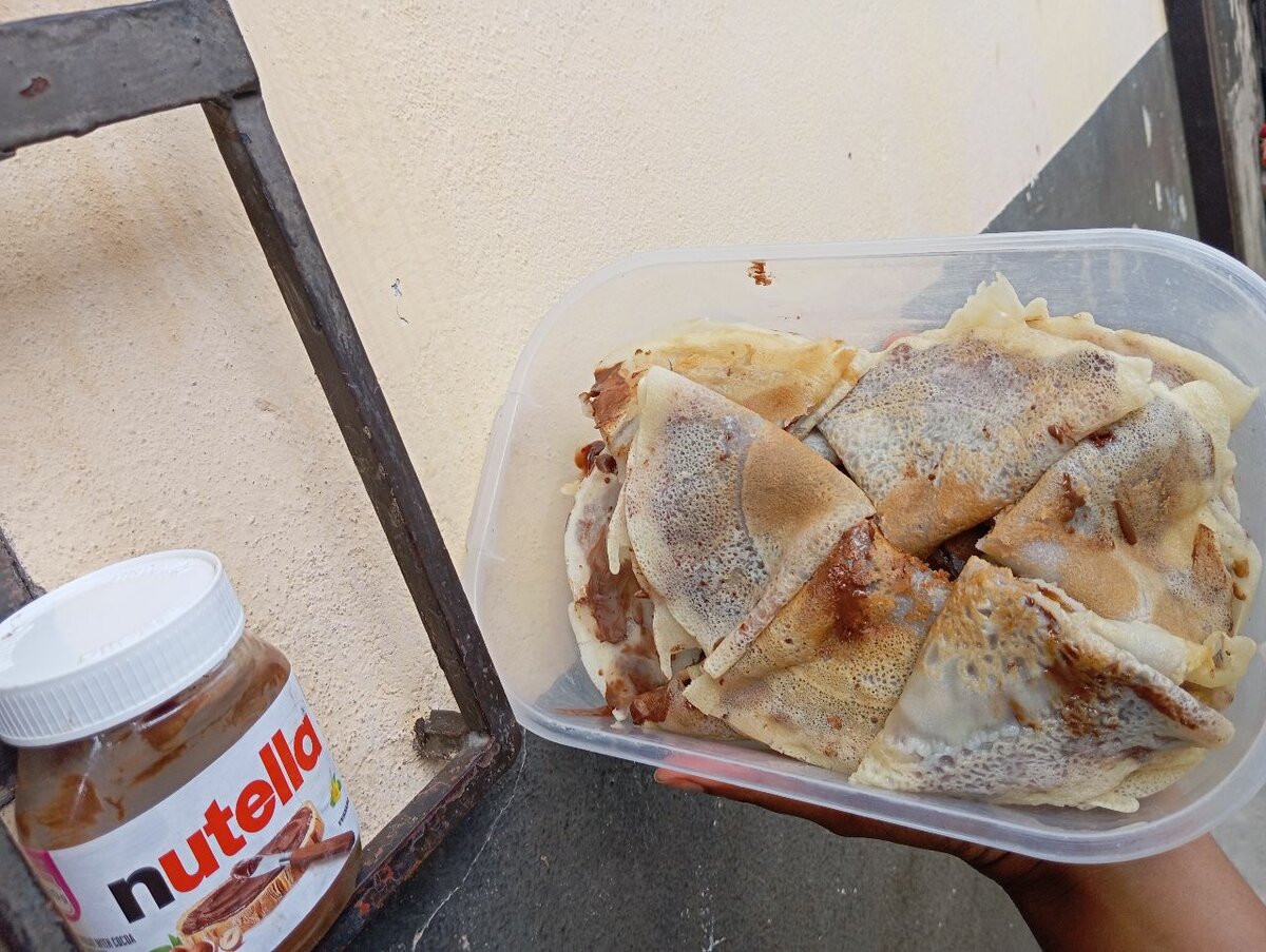 Crêpes Nutella maison