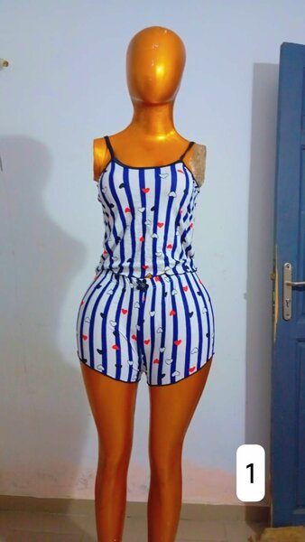 Pyjama court femme confort