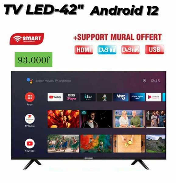 TV Android 42 et 32 pouces