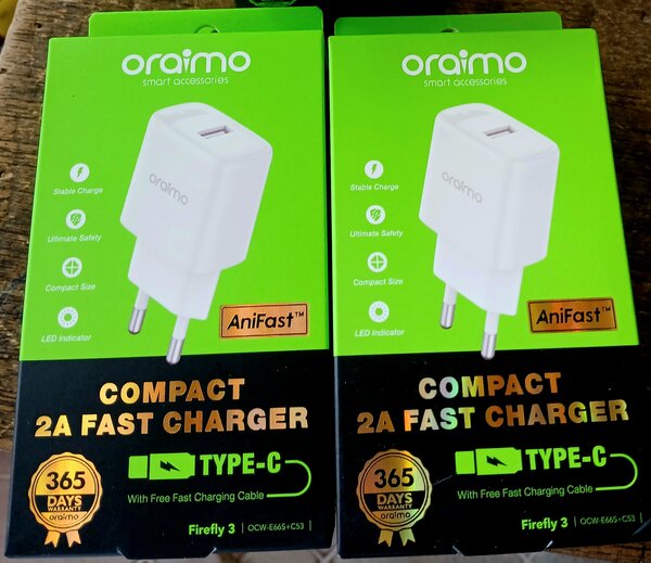 Chargeur Oraimo Original type