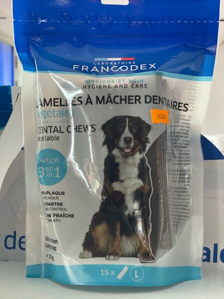 Lamelles à mâcher dentaires