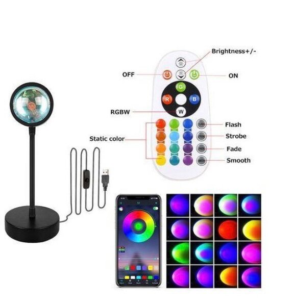 Lampe de projection LED 360°